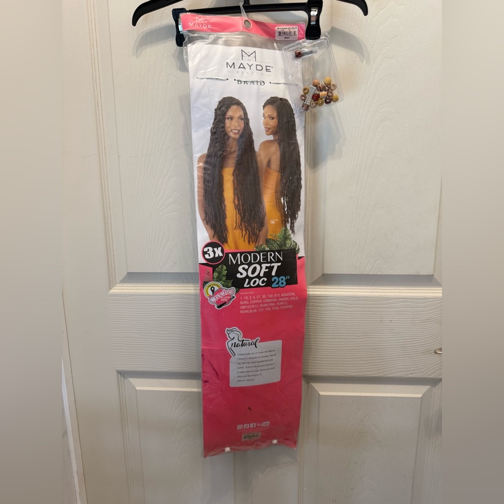 Soft Loc 28" Hair Extensions - Natural Black